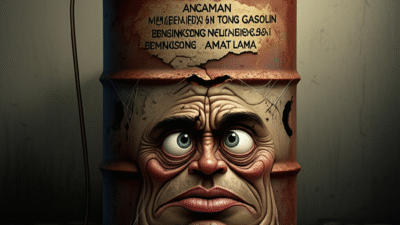 Ancaman Membiarkan Tong Gasolin BensinKosong Amat Lama