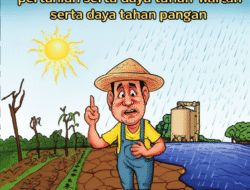 Efek perubahan kondisi  kepada pertanian serta daya tahan pangan