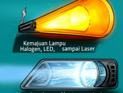 Kemajuan Lampu Alat transportasi Halogen, LED, sampai Laser