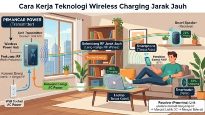 Cara Kerja Teknologi Wireless Charging Jarak Jauh Yang Memungkinkan Pengisian Baterai Tanpa Alas Kabel