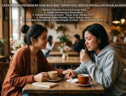 Cara Menjadi Pendengar Yang Baik Bagi Teman Yang Sedang Mengalami Masalah Berat