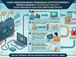Cara Mengamankan Transaksi Cryptocurrency Menggunakan Hardware Wallet Agar Terhindar Dari Aksi Peretasan Online