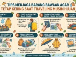 Tips Menjaga Barang Bawaan Agar Tetap Kering Saat Traveling Musim Hujan